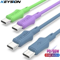 keysion 66w usb c to usb type c cable pd fast charger cord usb c 3a type c cable for xiaomi poco x3 m3 samsung s21 macbook ipad