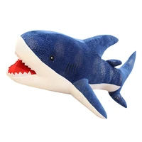 kuy new hot huggable lovely big size soft toy plush shark stuffed toys sleeping cute pillow cushion animal gift for children