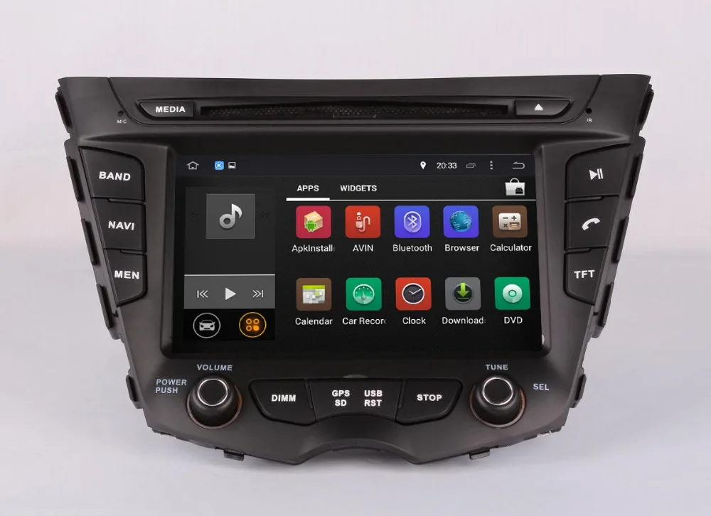 Nedehei Восьмиядерный 4 Гб + 32 ГБ Android 9 0 IPS автомобильный DVD-плеер для Hyundai Veloster 2011-2016