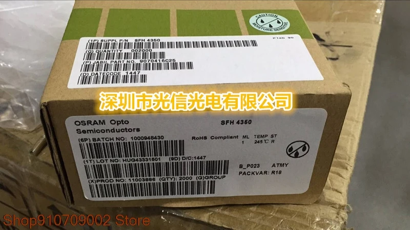 

10 шт. SFH4350 оригинальная трубка приема и передачи, фотоэлектрический переключатель, Датчик Холла