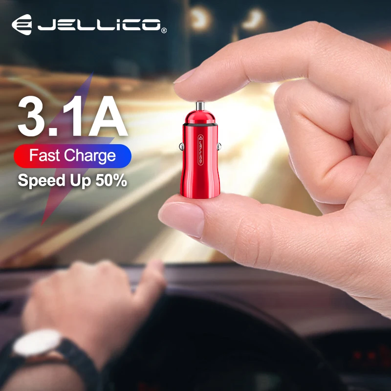 Автомобильное зарядное устройство Jellico 18 Вт 3 1 А Quick Charge 0 универсальное быстрое с