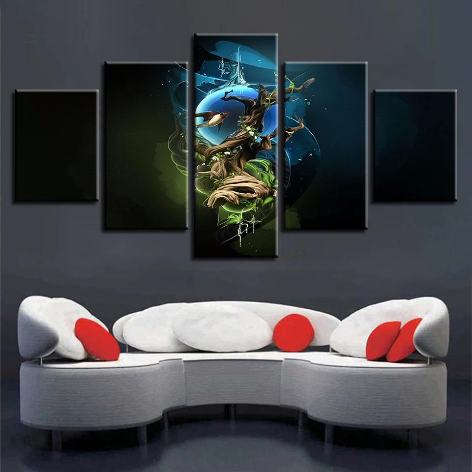 Настенный принт художественные картины 5 шт. Хэллоуин Джек Скеллингтон картина