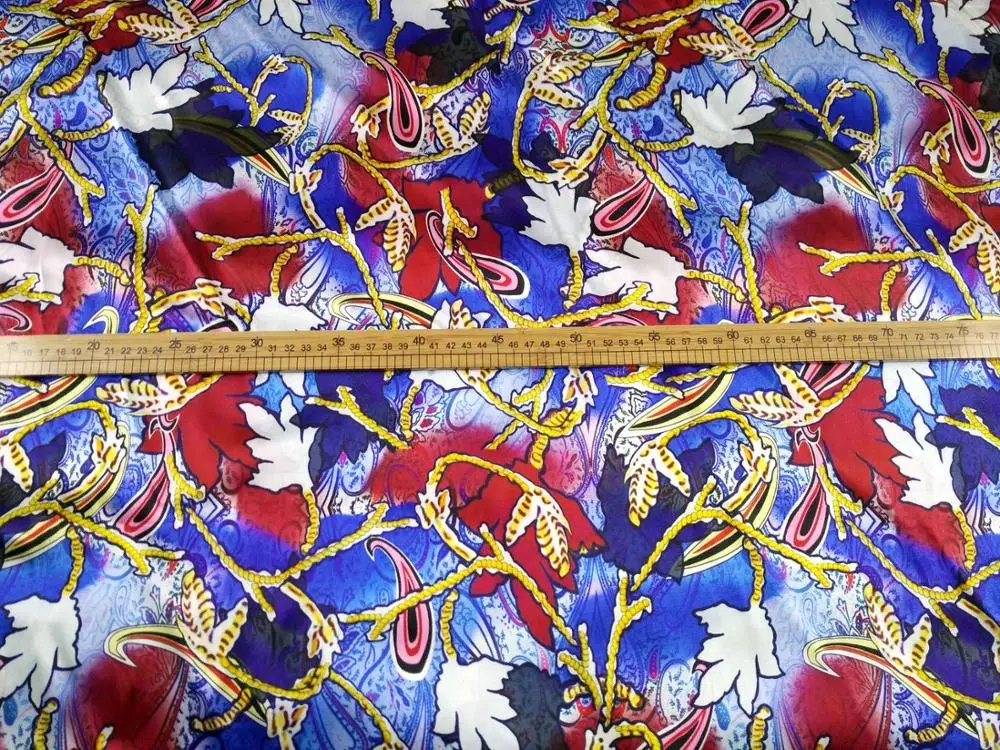 Telas Высококачественная супер тканая ткань из чистого шелка стрейчевая сатиновая