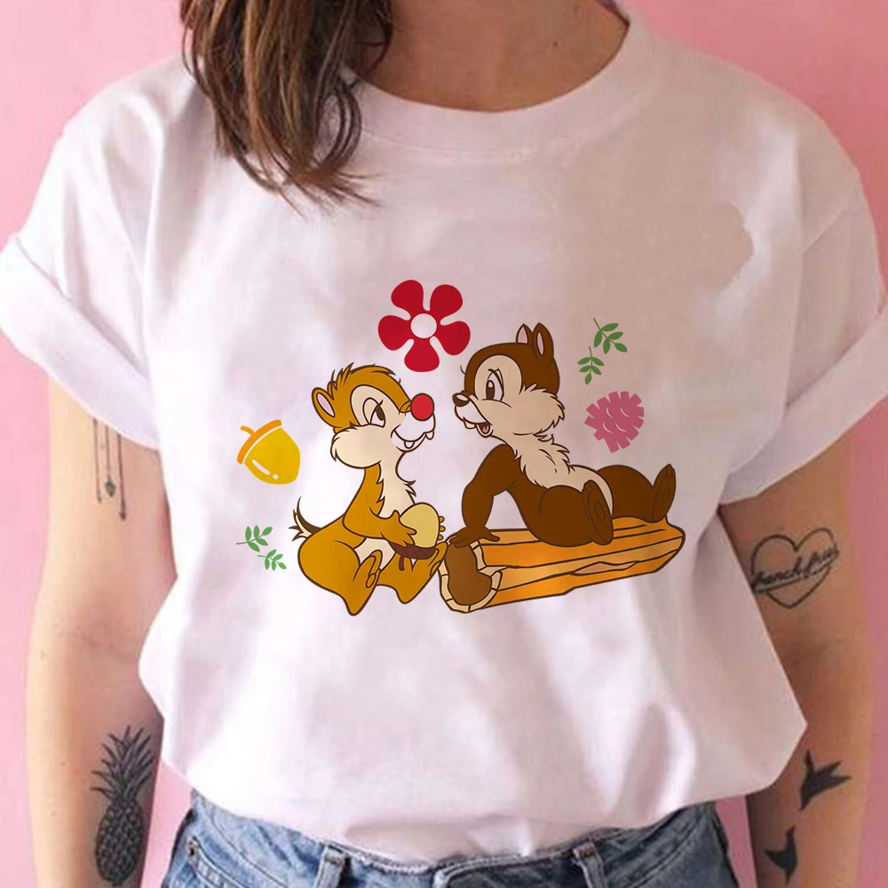 

Chip An' Dale Best Friends T Shirt Ropa Tumblr Mujer France Spain Ulzzang Fashion Short Sleeve 2021 New Streetwear Casual Urban