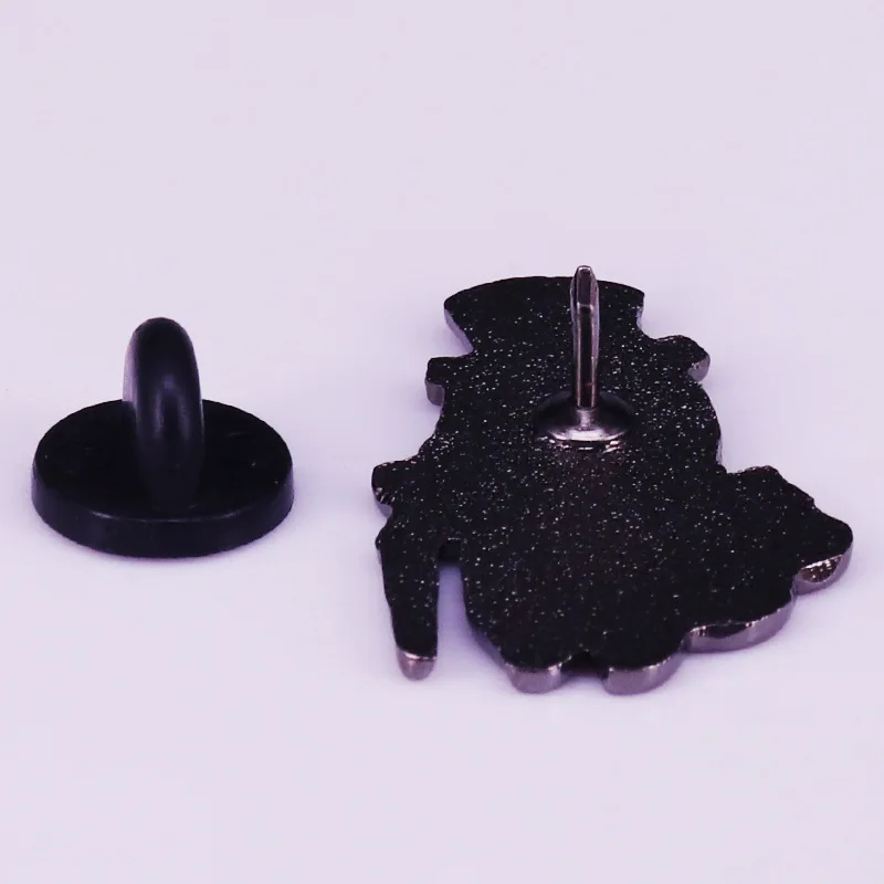 Милые эмалированные булавки с рисунком манги животных эльфов элфов Мультяшные