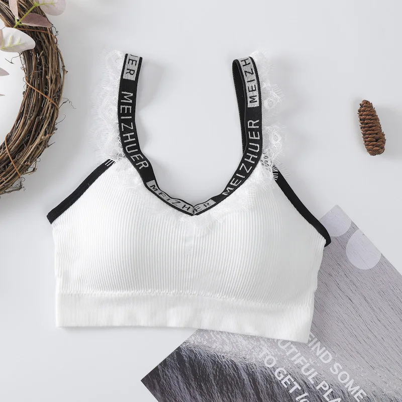 Женский бюстгальтер кружевной топ красивое нижнее белье на спине обмотанный