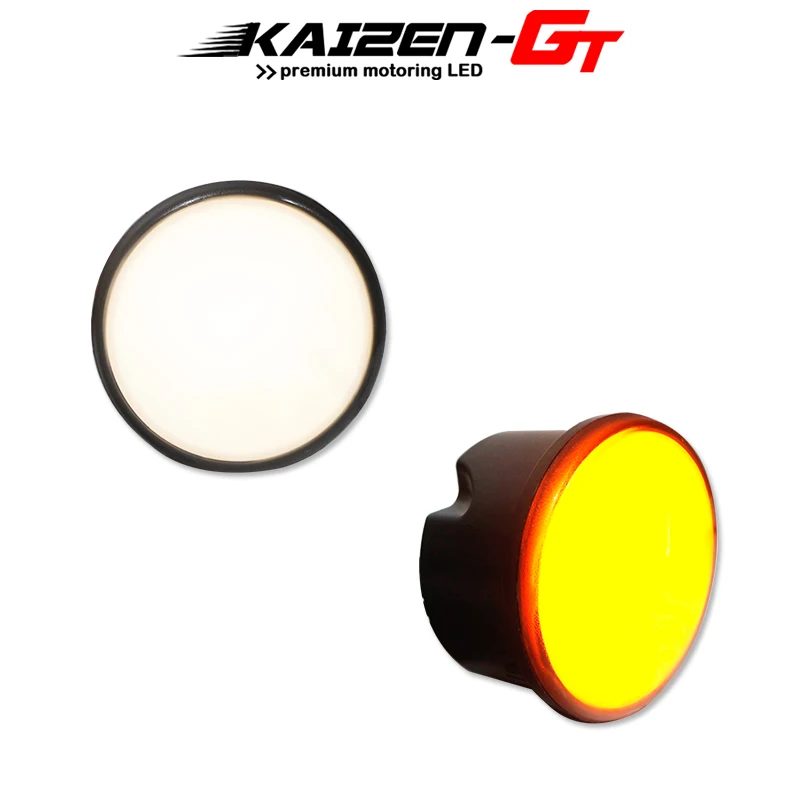 

2PCS Smoked Lens Dual-Color White/Amber COB LED DRL Daytime Running Light & Turn Signal Light Lamps For 2007-2017 Wrangler JK