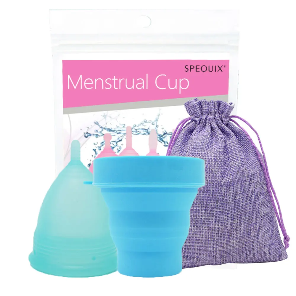 Для женщин интимной гигиены для Менструальная чаша силиконовые вагинальная