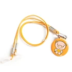 Зажим для слухового аппарата BTE, защитный держатель с мультяшным дизайном для задней части уха, слуховые аппараты и кохлеарные имплантаты для детей