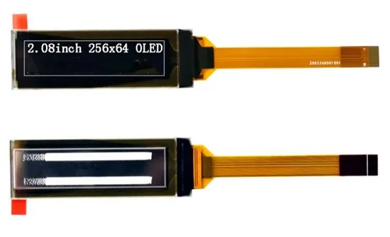 IPS 2 08 дюймов 14PIN SPI белый PM OLED экран SH1122 Привод IC 256*64 (65 мм FPC) 16 серый масштаб |