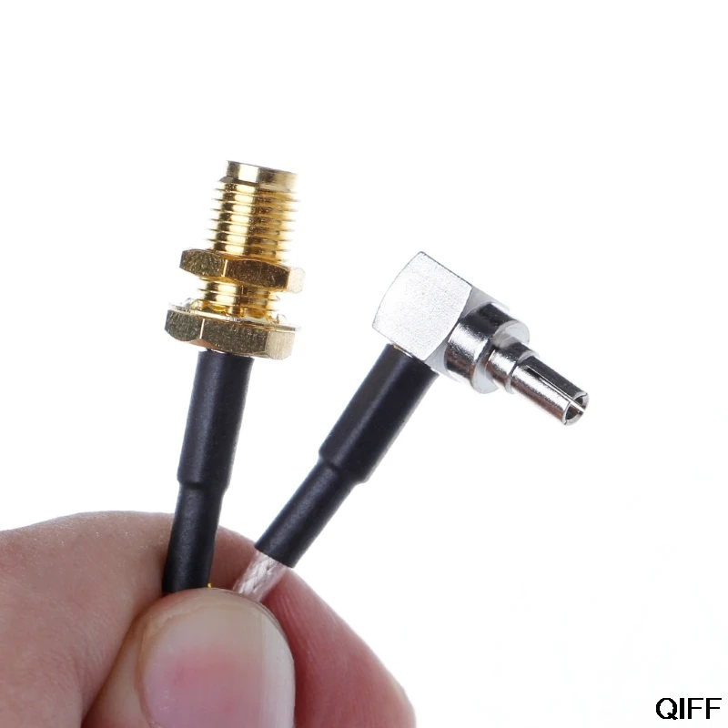 Прямая поставка и оптовая продажа разъем SMA Female/CRC9 под прямым углом кабель RG316 Pigtail