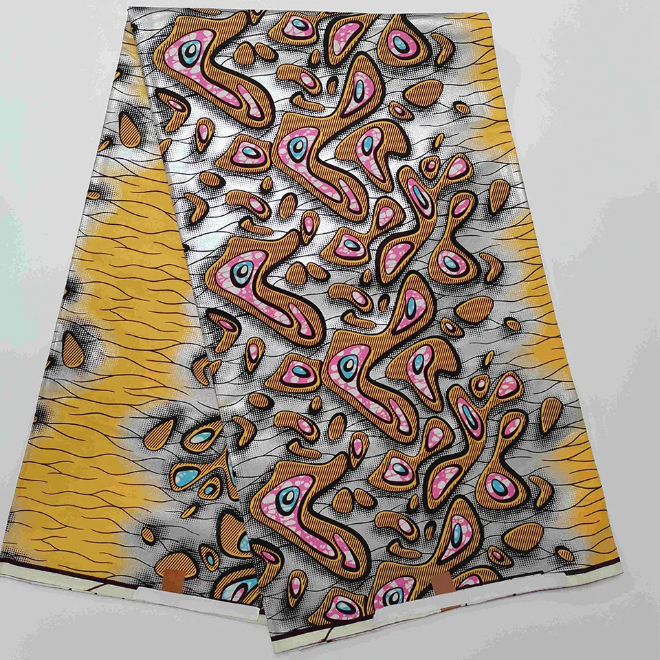 

6 Yards Mitex Wax Print/ African Fabrics Kitenge/Pagnes/Tissues Africain/ Lapa/Chitenge HS-10
