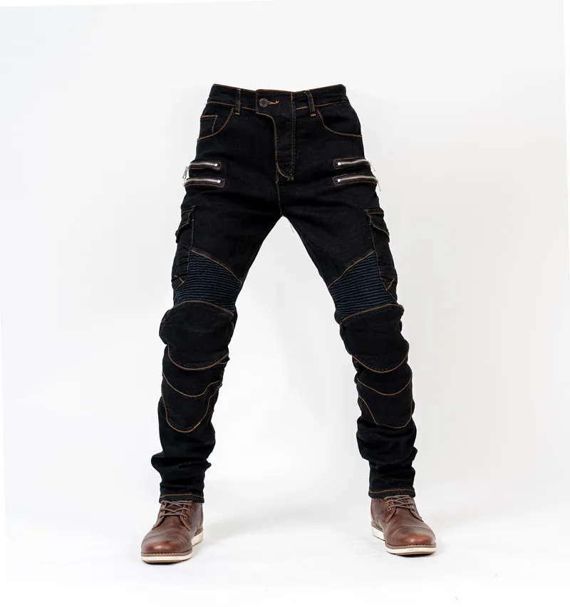 2019 новые мотоциклетные брюки мужские мото джинсы Защитное снаряжение для езды на