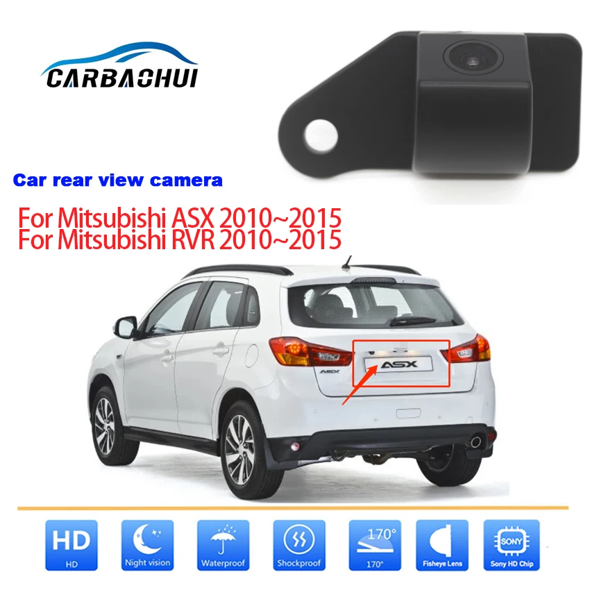 Парковки автомобиля задним ходом Камера для Mitsubishi ASX RVR 2010 2011 2012 2013 2014 2015 CCD ночного