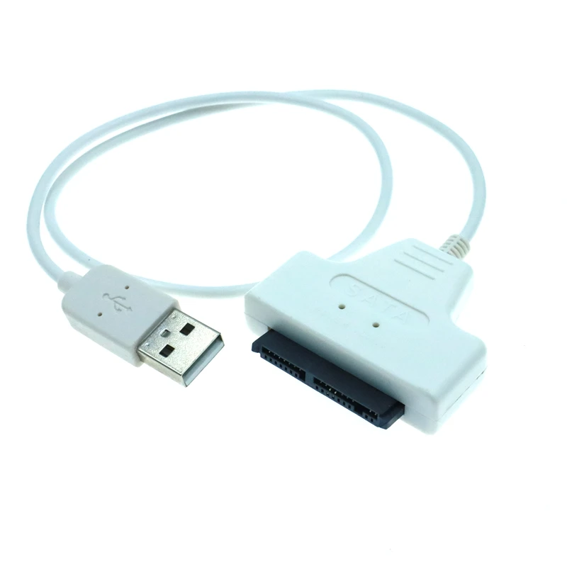 1 шт./лот USB 2 0 para Micro SATA 7 + 9 16 P 8 &quotSSD жесткий диск Cabo Adaptador 50 см|Компьютерные кабели и