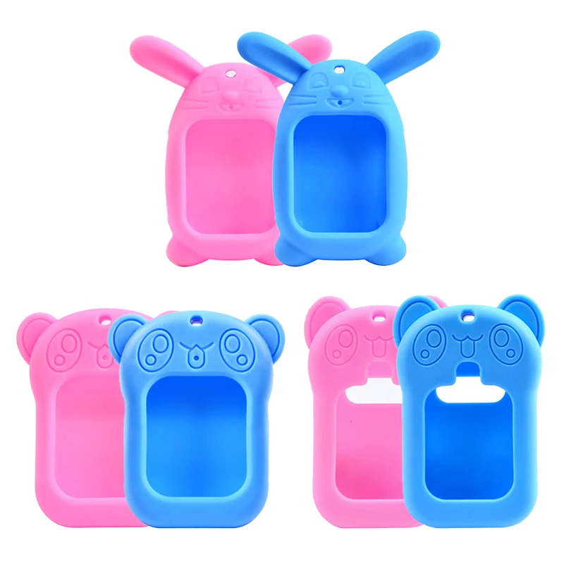 Universal Silicone Children's Smart Watch Protective Cover Cute Cartoon Bear Rabbit For | Электроника
