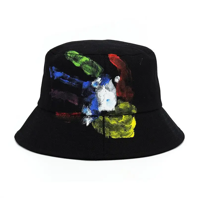 

LDSLYJR Cotton Graffiti Bucket Hat Fisherman Hat Outdoor Travel Hat Sun Cap Hats for Men and Women 374