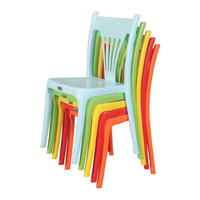 Пластиковый стул-спинка утолщенная скамейка уличный пляжный стул удобный