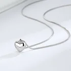 Простые подвески в виде сердца, ожерелья для женщин, Свадебная шкатулка для украшений, цепочка для ключицы, колье, ожерелье, аксессуар