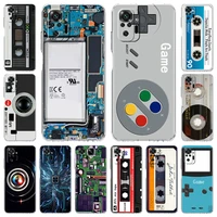 Hot Sale Case For Xiaomi Redmi Note Pro 10S K40 K20 Clear Soft Phone Cover Camera Cassette Music