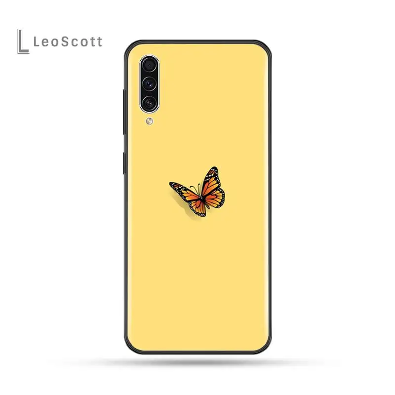 

Cute butterfly blue Phone Case For Samsung Galaxy M10 20 30 A 40 50 70 71 6S A2 A6 A9 2018 J7 CORE PLUS STAR S10 5G C8