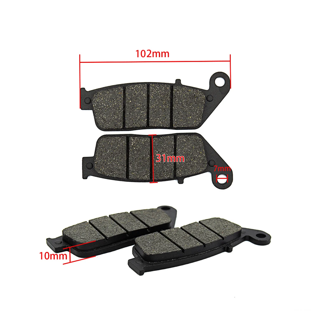 

Motorcycle Front Rear Brake Pads For Honda Xl600v Transalp Xl 600 94-96 Fmx650 05-08 Ctx700 14-20 Nc700x 12-19 Nc750x/s 14-18