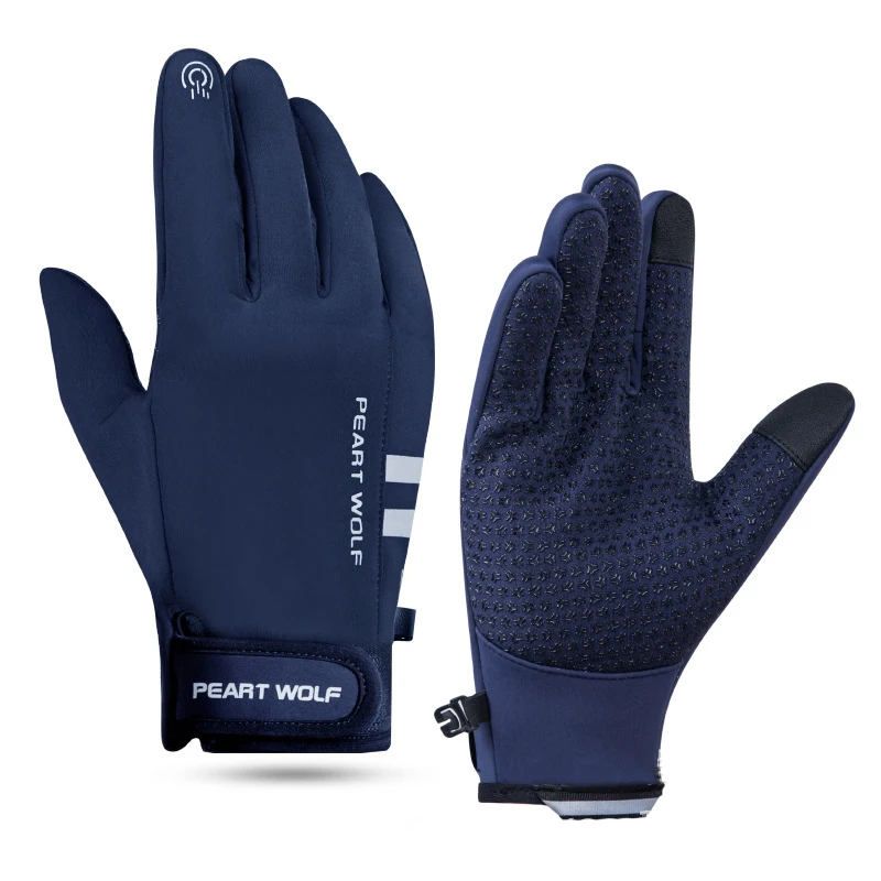 

Перчатки Лыжные мужские, зимние, теплые, с защитой от ветра, для сенсорного экрана, уличные, спортивные, утепленные