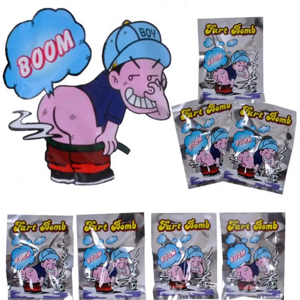 10Pcs Great Bomb Nasty Smelly Fart Bags Prank Joke Trick Party Filler Funny Gags