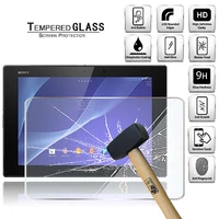 tablet tempered glass screen protector cover for sony xperia z2 tablet wi fi hd eye protection anti fingerprint tempered film