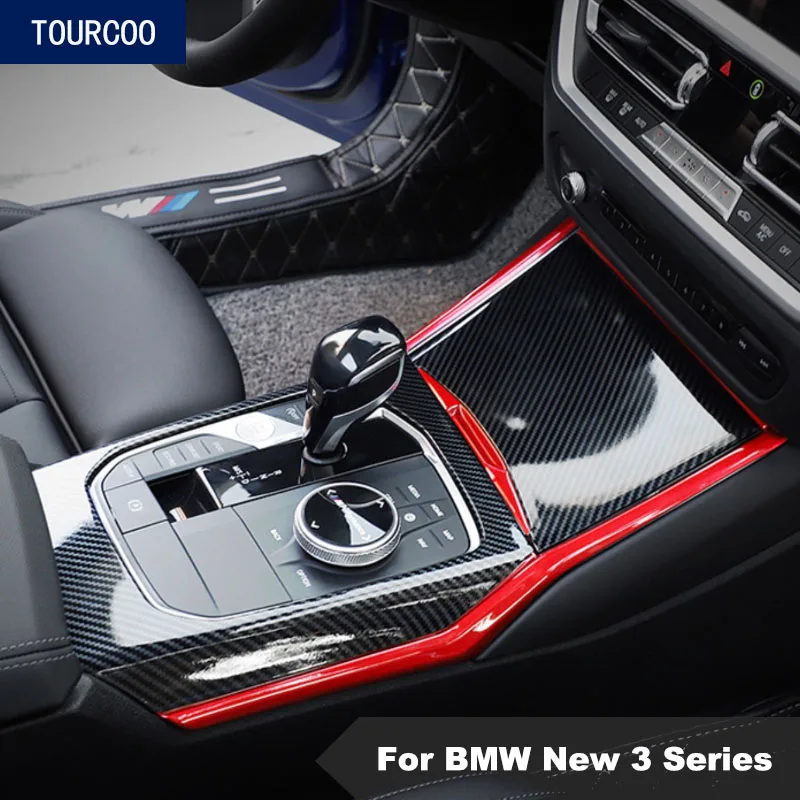 

For BMW 3 Series G20 G28 2020 Central Console Gear Panel Cover Trim Car Styling Modification Accessories