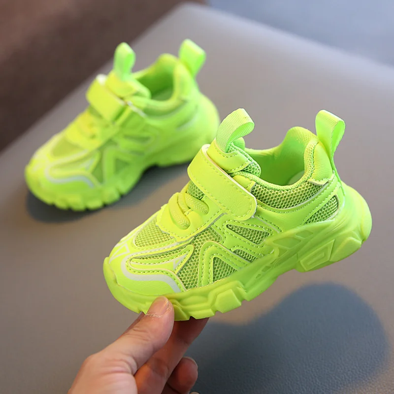 Белая обувь для детей Обувь девочек с зернистой поверхностью Повседневные