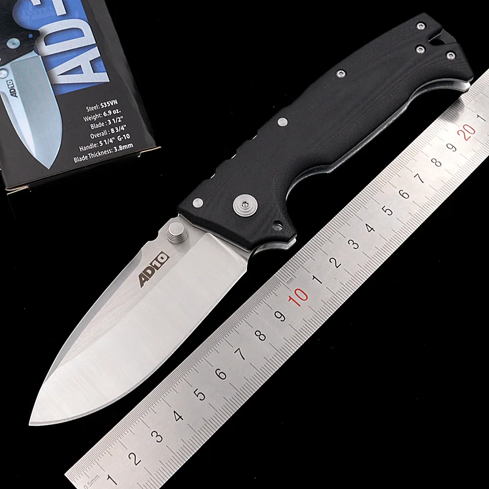 Карманный складной нож JUFULE AD10 G10 Mark S35vn/карбоновый ламинат M390 |