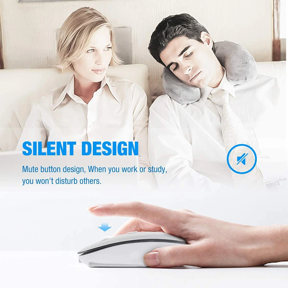 Беспроводная мышь с поддержкой Bluetooth для Ipad Mac IOS Android планшета ноутбука ПК
