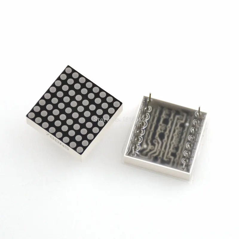 2 шт./лот 8x8 8*8 мини точечная матрица светодиодный дисплей Красный общий анод