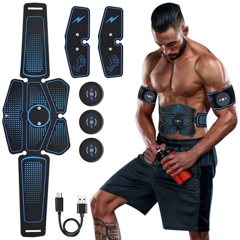 

Беспроводной мышечный Стимулятор EMS, для тонкого живота, руки, жира, брюшной мышцы, тренажер для мышц, фитнес оборудование для мышц