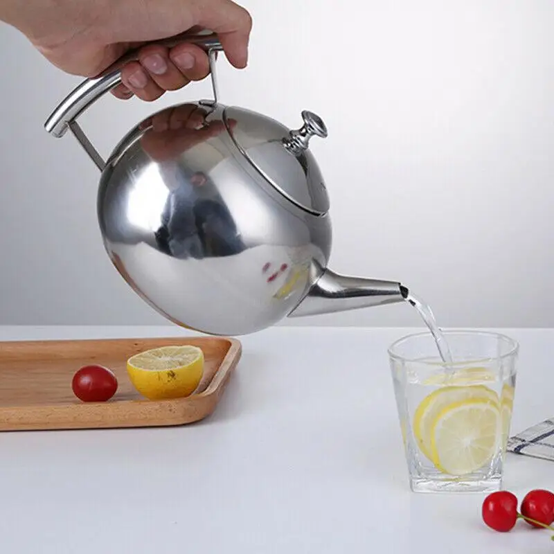 1L/1.5L/2L термостойкие Чай горшок Нержавеющая сталь цветок практичная бутылка