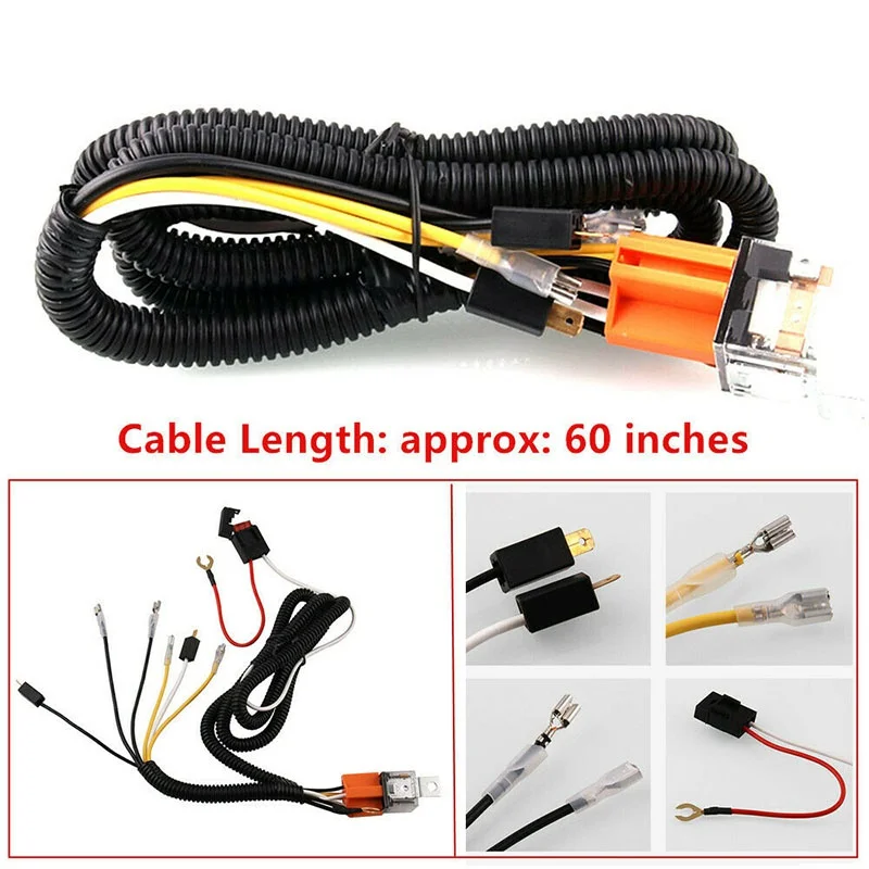 12 В Рог жгут проводов реле Комплект Универсальный подходит для автомобилей