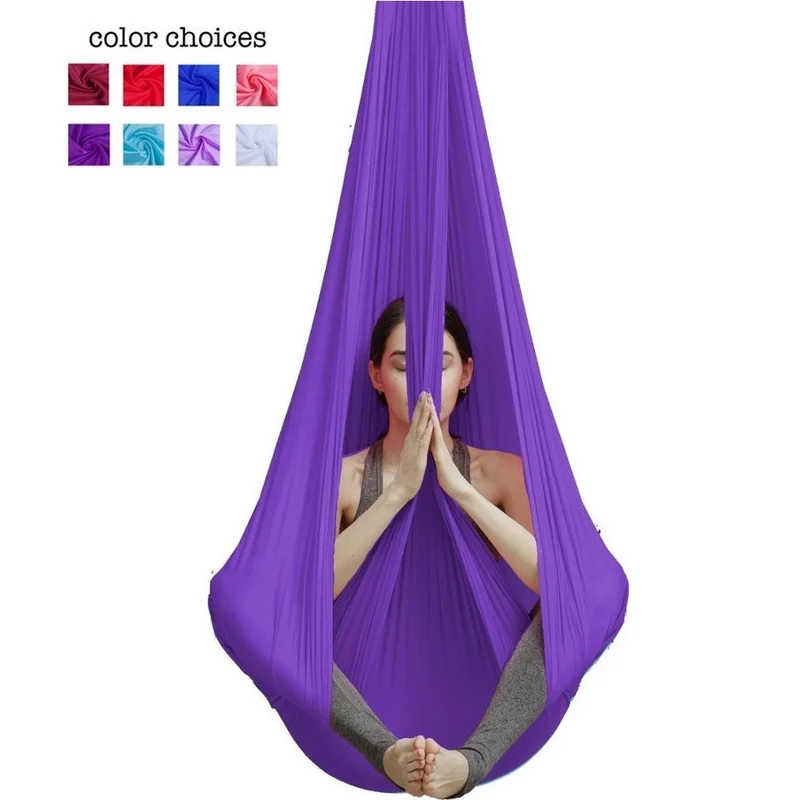 Kids Cotton Swing Hammock for Autism ADHD ADD Therapy Cuddle Up Sensory Child Therapy Elastic Parcel Steady Seat Swing chairtoy