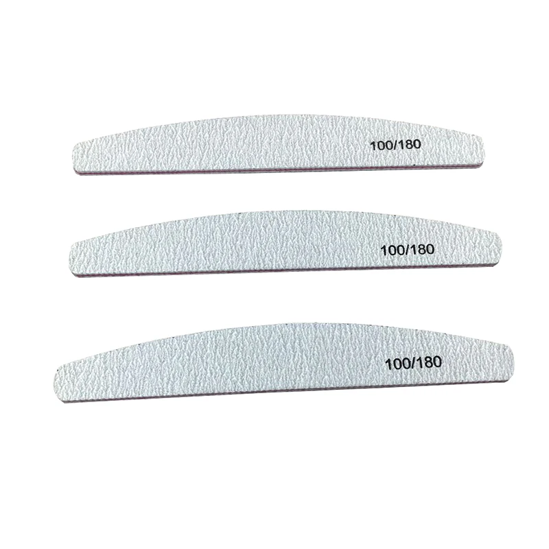 50Pcs/lot Wholesale Nail File 100/180 Professional lime Sanding Buffer Block Pedicure Manicure Salon beauty UV Gel Tips Tool | Красота и