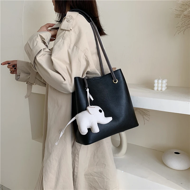 

Large Capacity Women Pu Leather Shoulder Bag High Quality Ladies Handbags Fashion Designer Casual Female Tote Messenger Bags New