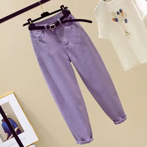 Py1036 2020 spring summer autumn new women fashion casual Denim Pants woman female OL baggy jeans women high waisted jeans