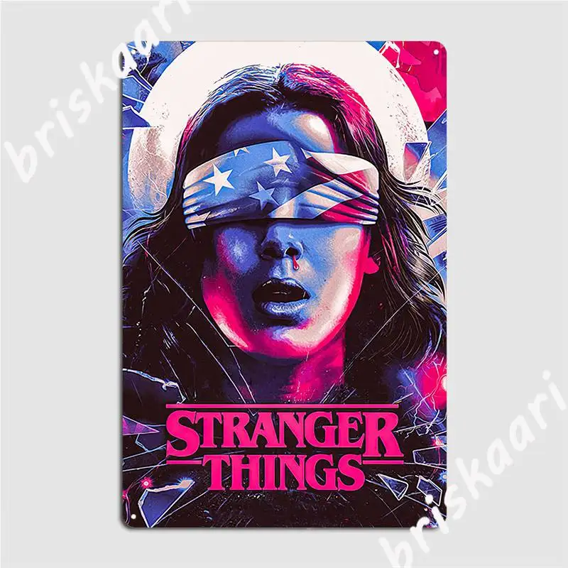 

Плакат «очень странные дела», металлический плакат для кинотеатра, гаража, гостиной, Ретро плакат, жестяной плакат