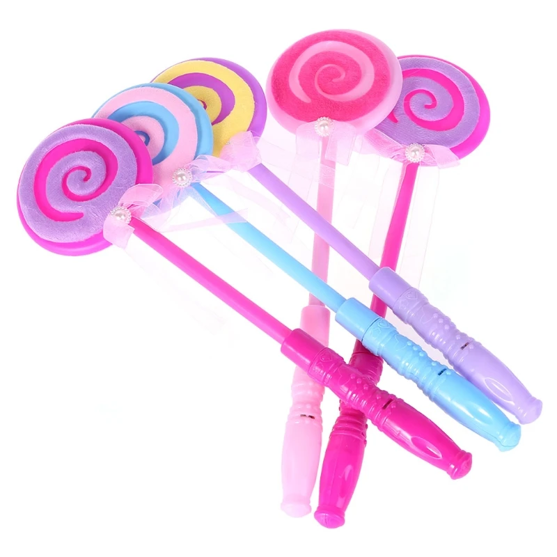 

LED Lollipop Fairy Princess Wand Flash Light Glow Stick Party Supplies Lamp Toys