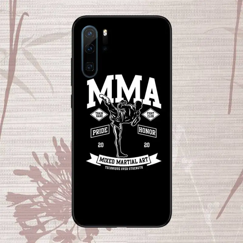 

Design The Mma Logo Phone Case For Huawei P20 P30 P40 lite Pro P Smart 2019 Mate 10 20 Lite Pro Nova 5t
