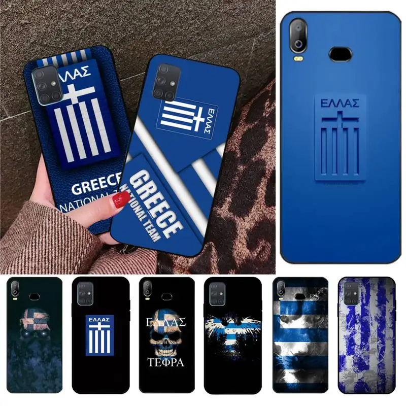 

CUTEWANAN Greece Greek national flags Phone Case For Samsung A10 A20 A30 A40 A50 A70 A80 A71 A91 A51 A6 A8 2018