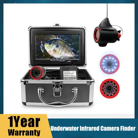 Рыболокатор Erchang, подводная инфракрасная камера 1280 * пикселей с 24 лампочками, водонепроницаемая IP66 камера для подледной рыбалки, обнаружите...