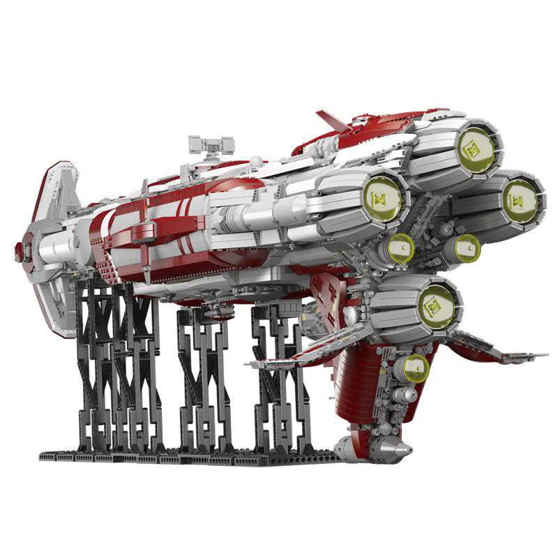 Игрушки со звездами 05079 строительные блоки: эскорт-круизер MOC Зенит в старинной