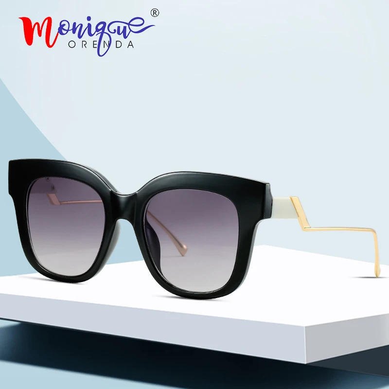 Очки солнцезащитные женские кошачий глаз винтажные квадратные модные брендовые