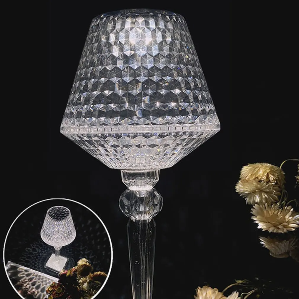 

Desk Night Light USB Crystal Projector Atmosphere Led Table Lamp Room Decor Nights Lamp Lights For Bedroom Home Decoration