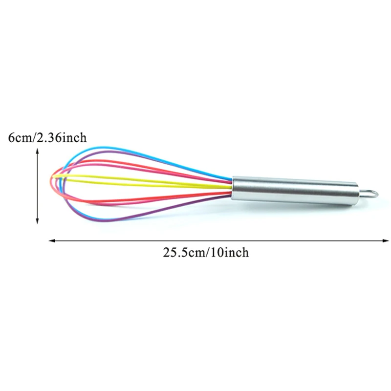 

1pcs Drink Whisk Mixer Egg Beater Silicone Egg Beaters Kitchen Tools Hand Egg Mixer Cooking Foamer Wisk Cook Blender